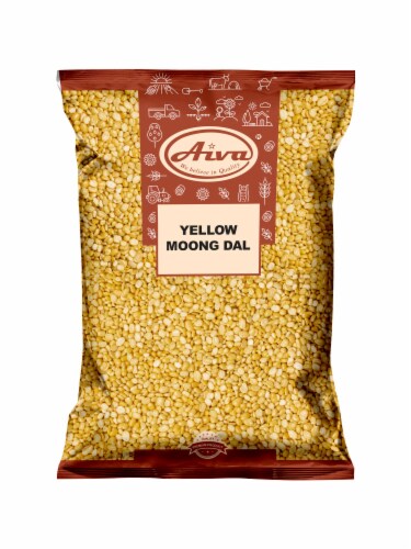 Aiva Moong Dal (Green Mung Bean Split and Washed) 4 lb Perspective: front