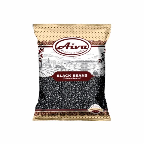 Aiva Black Beans 4 lb Perspective: front