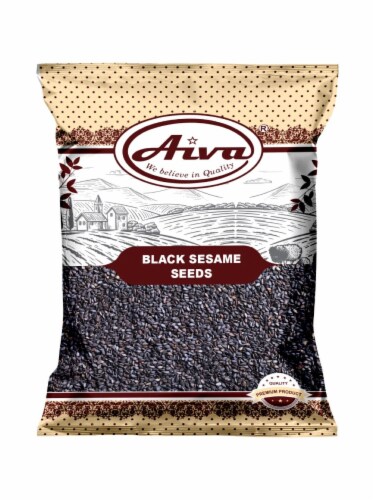Aiva Black Sesame Seeds 7 oz Perspective: front
