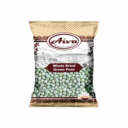 Aiva Whole Dried Green Peas(Green Vatana) 2 lb Perspective: front