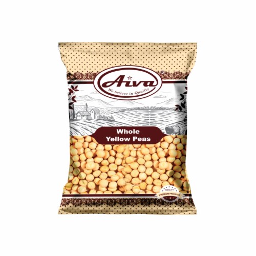 Aiva Whole Dried Yellow Peas(Yellow Vatana) 4LB Perspective: front