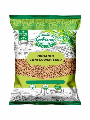 Aiva Organic Sunflower Seeds 7 oz Perspective: front