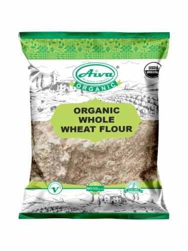Aiva Organic Whole Wheat Flour Perspective: front