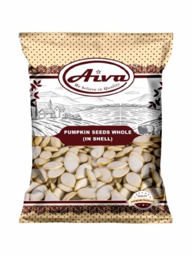 Aiva Raw Whole Pumpkin Seeds In Shell 1 LB Perspective: front