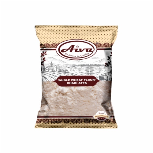 Aiva Whole Wheat Flour 4 lb Perspective: front