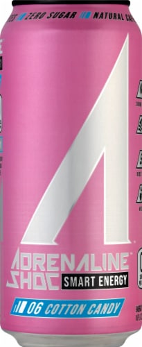 Ashoc Cotton Candy Smart Energy Drink Perspective: front