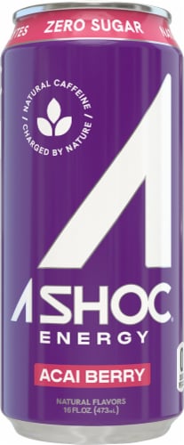 Adrenaline Shoc Acai Berry Smart Energy Drink Perspective: front