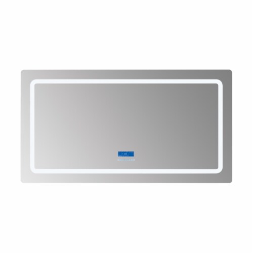 Caldona 60" Wide x 32" Tall LED Mirror w/ Defogger Perspective: front