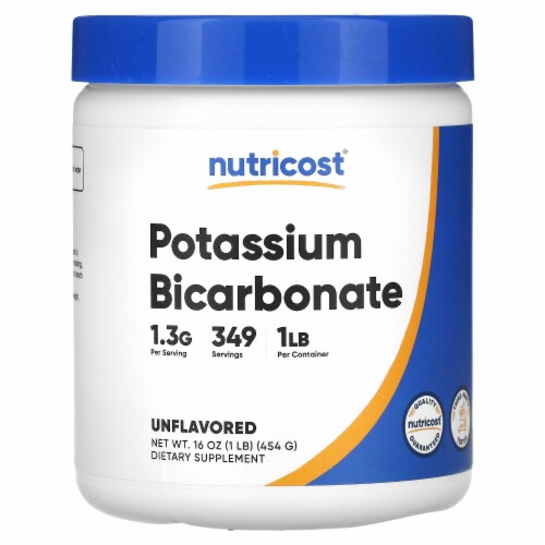 Nutricost Potassium Bicarbonate Unflavored - 16 oz (454 g), 1 lb - Fred ...