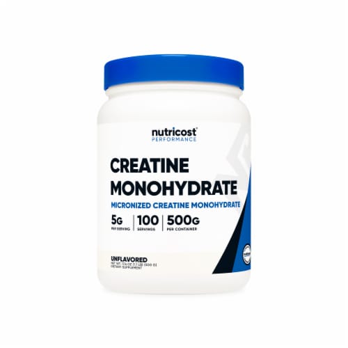 Nutricost® Creatine Monohydrate Powder (5000 mg) Perspective: front