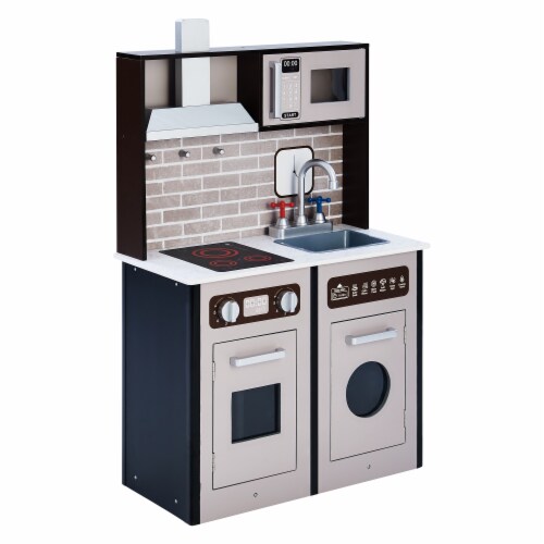 Black cheap play kitchen