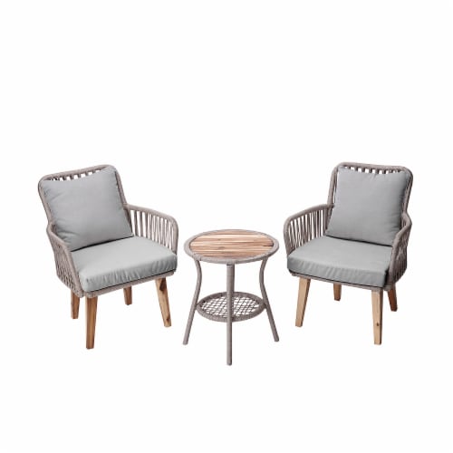3 piece wicker bistro clearance set outdoor