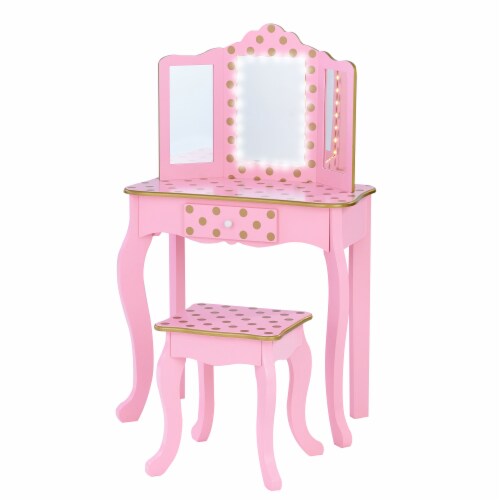 Light pink hotsell vanity stool