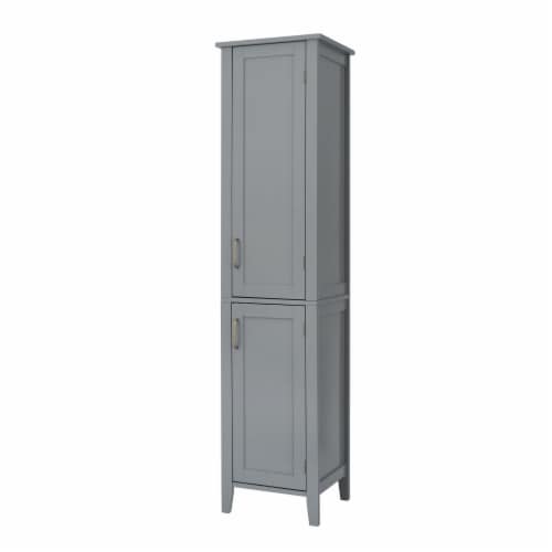 Lauren Modern Free Standing Bathroom Linen Tower Storage Cabinet black, 1  unit - Kroger