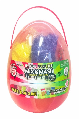Compound Kings Deluxe Mix & Mash Slime Egg Kit - Pink Perspective: front
