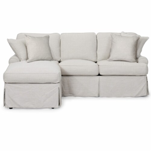 Sunset Trading Horizon Slipcovered Sleeper Sofa With Reversible