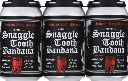 Solemn Oath Brewery The Snaggle Tooth Bandana American India Pale Ale Perspective: front