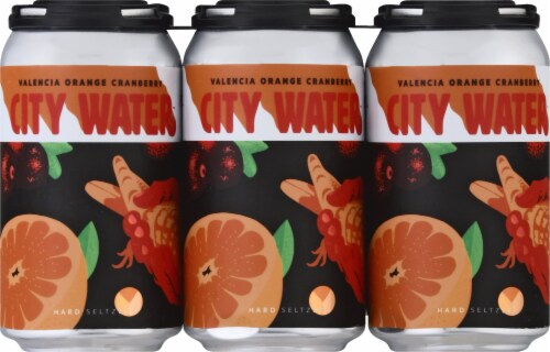 City Water Cranberry Hard Seltzer Perspective: front