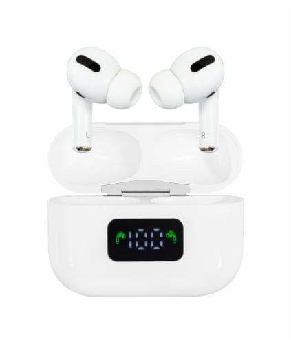 Airplus Ultimate Wireless Bluetooth Earbuds - White Perspective: front