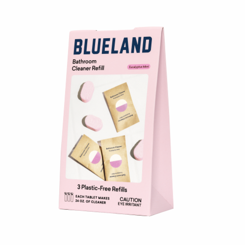 Blueland Bathroom Cleaner Tablet Refills Perspective: front