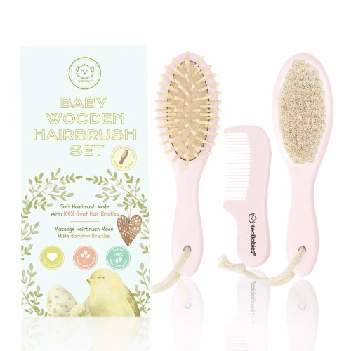 Baby Hair Brush and Comb Set (Blush), 3 - King Soopers