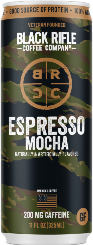 Black Rifle® Espresso Mocha Iced Coffee Can Perspective: front