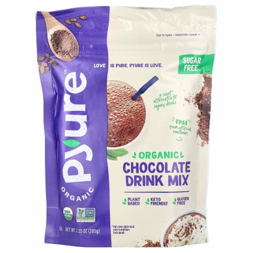Pyure™ Organic Hot Chocolate Drink Mix Perspective: front