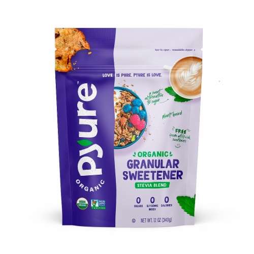Pyure® Stevia Blend Organic Granular Sweetener Perspective: front