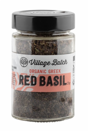 Vilage Batch Organic Greek Red Basil Perspective: front