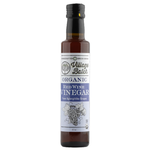 Village Batch Organic Red Wine Vinegar Perspective: front
