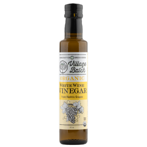 Village Batch Organic White Wine Vinegar Perspective: front