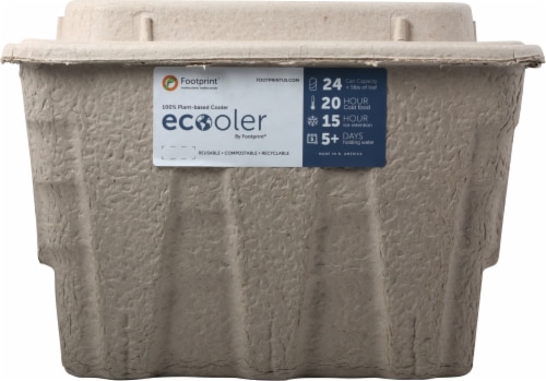 Footprint® Ecooler 100% Plant-Based Cooler Perspective: front