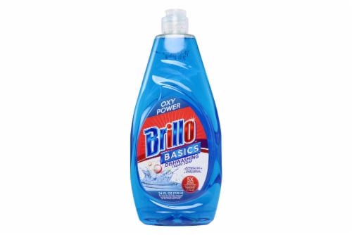 Brillo® Basics Liquid Unscented Oxy Power Dish Soap Perspective: front