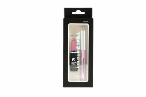 Colour Spell Lovely Lipstick & Gloss Set Perspective: front