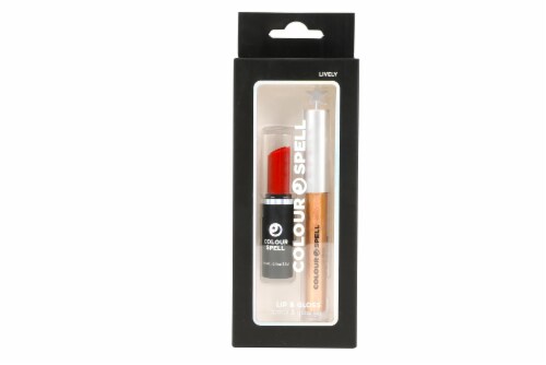 Colour Spell Lively Lipstick & Gloss Set Perspective: front