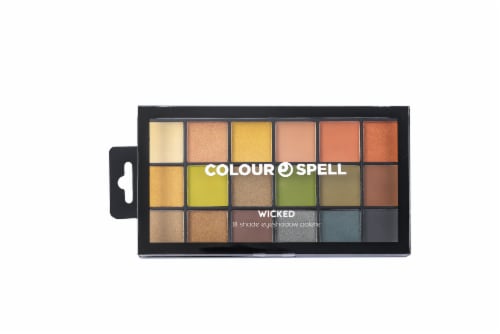 Colour Spell 18 Shade Eyeshadow Palette - Wicked Perspective: front