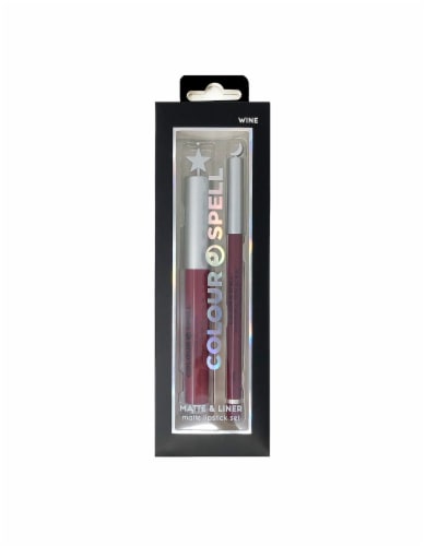 Colour Spell Matte & Liner Lipstick Set - Wine Perspective: front
