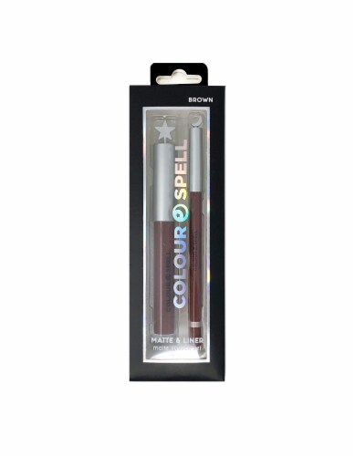 Colour Spell Magenta Matte & Liner Lipstick Set Perspective: front