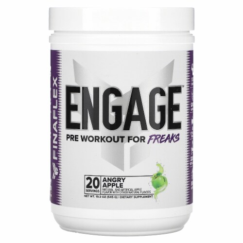 FINAFLEX Engage Pre Workout, Angry Apple Train Harder, Longer