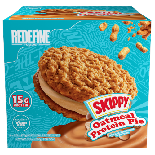 Skippy® Peanut Butter Oatmeal Protein Pie Perspective: front