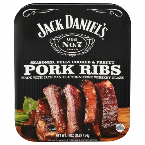 Jack Daniel's® Pre Cut Pork Ribs Perspective: front