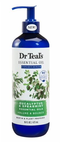 Dr Teal's Eucalyptus/Spearmint Volume & Bounce Conditioner Perspective: front