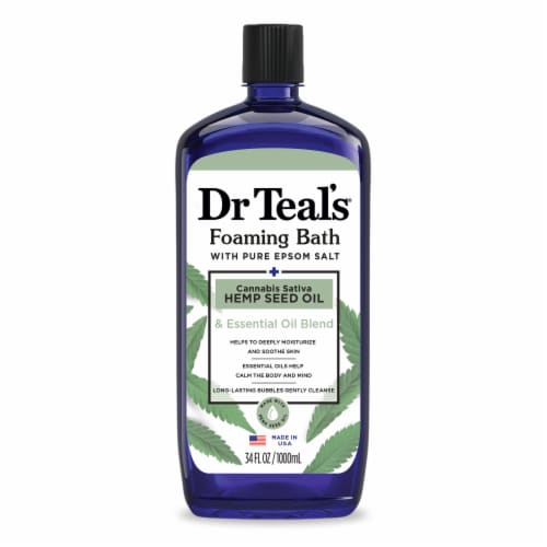 Dr Teal's Hemp Seed Oil Citrus & Bergamot Pure Epsom Bath Salt - 3lb :  Target