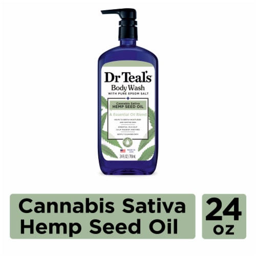 Dr Teal's® Hemp Seed Oil Body Wash Perspective: front