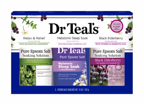 Dr Teal's® Epsom Salt Variety Pack Perspective: front