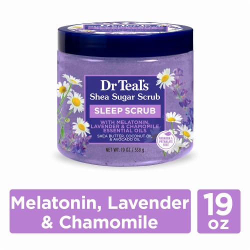 Dr Teal's® Sleep Scrub Shea Sugar Scrub With Melatonin Perspective: front