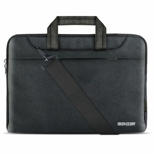 iBenzer Laptop Computer Sleeve Carrying Case Bag with Shoulder Strap Perspective: front