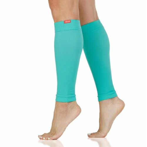 VIM & VIGR Compression Leg Sleeves 1520 mmHg (Nylon) Aqua Size 2, 2