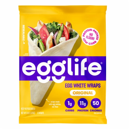 Egglife® Original Egg White Wraps Perspective: front