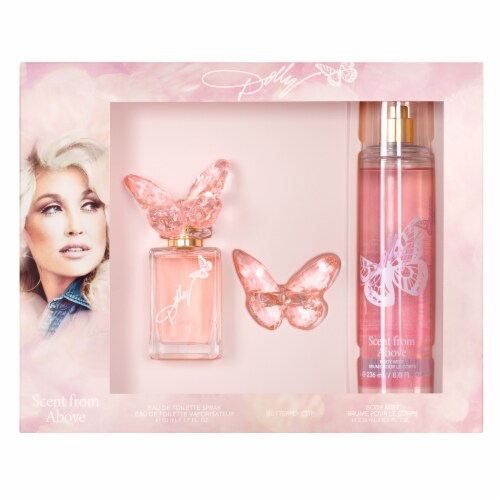 Dolly Scent From Above Butterfly Clip Eau De Toilette Spray and Body Mist Fragrance set Perspective: front